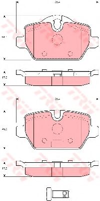 Тормозные колодки TRW GDB1612