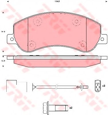 Тормозные колодки TRW GDB1724