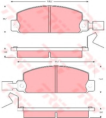 Тормозные колодки TRW GDB304