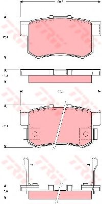 Тормозные колодки TRW GDB3269
