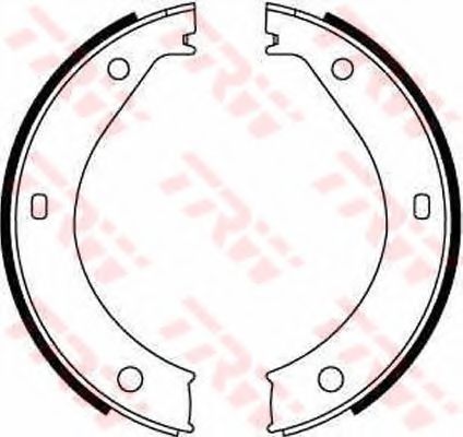 Тормозные колодки ручника TRW GS8217