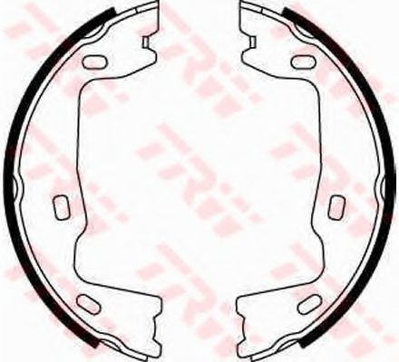 Тормозные колодки ручника TRW GS8223