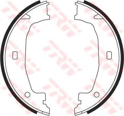 Тормозные колодки ручника TRW GS8432