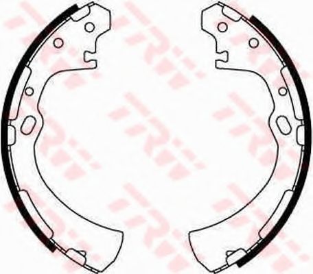 Тормозные колодки TRW GS8512