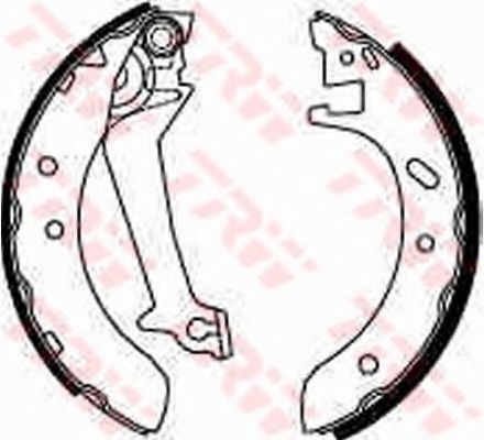 Тормозные колодки TRW GS8537