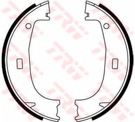 Тормозные колодки ручника TRW GS8594