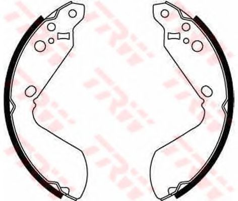 Тормозные колодки TRW GS8596