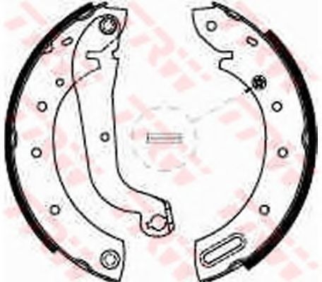 Тормозные колодки TRW GS8625