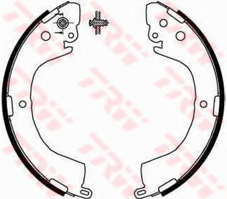 Тормозные колодки TRW GS8667