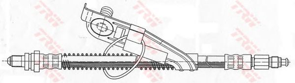 Тормозной шланг TRW PHC291
