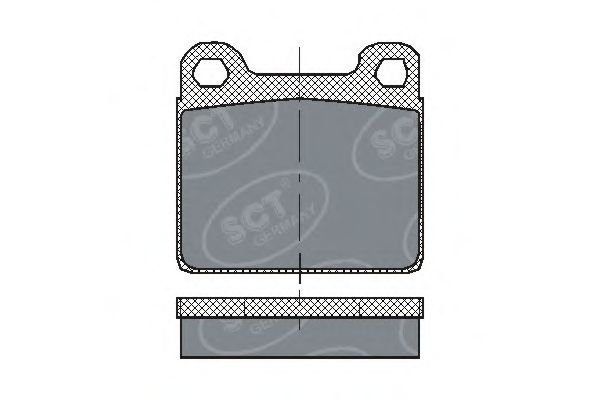Тормозные колодки SCT SP 126