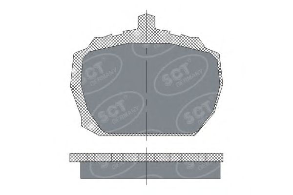 Тормозные колодки SCT SP 231