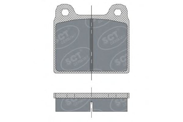 Тормозные колодки SCT SP 251