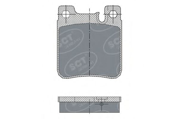 Тормозные колодки SCT SP 255