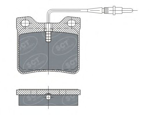 Тормозные колодки SCT SP 294