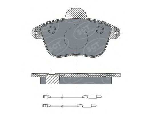 Тормозные колодки SCT SP 295