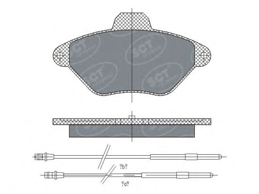 Тормозные колодки SCT SP 299