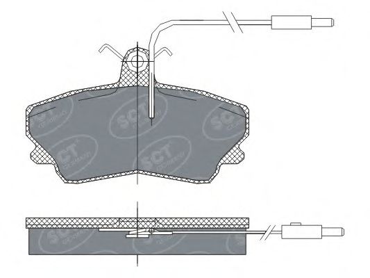 Тормозные колодки SCT SP 300