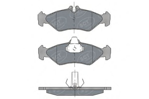 Тормозные колодки SCT SP 301