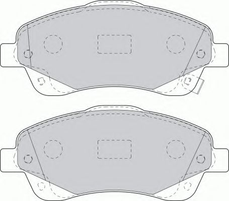 Тормозные колодки FERODO FDB1648