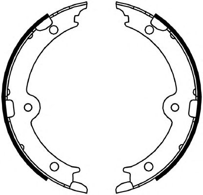 Тормозные колодки ручника FERODO FSB4066