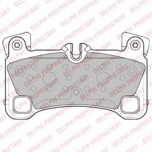Тормозные колодки DELPHI LP2118
