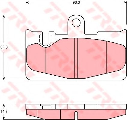 Тормозные колодки TRW GDB3323