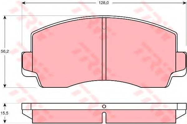Тормозные колодки TRW GDB828