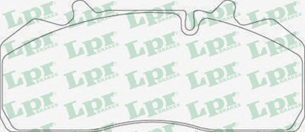 Гальмівні колодки LPR 05P822