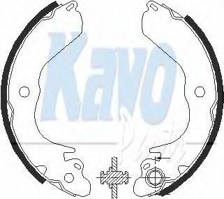 Тормозные колодки KAVO PARTS BS-6408
