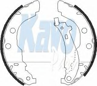 Тормозные колодки KAVO PARTS BS-7416