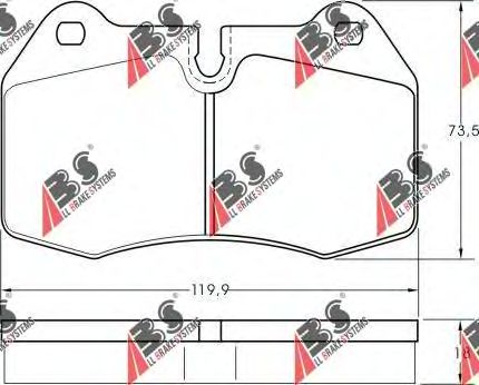 Тормозные колодки A.B.S. 36958