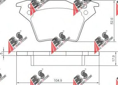Тормозные колодки A.B.S. 37104