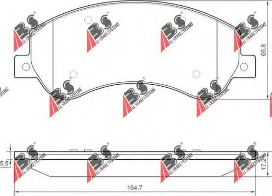 Тормозные колодки A.B.S. 37558