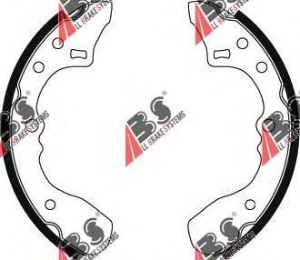 Тормозные колодки A.B.S. 8663