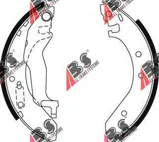 Тормозные колодки A.B.S. 8865