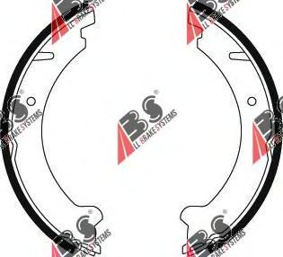 Тормозные колодки ручника A.B.S. 8925