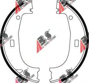 Тормозные колодки ручника A.B.S. 8950