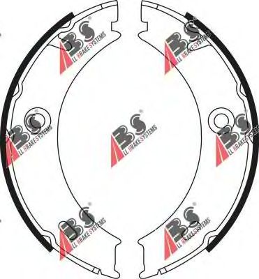 Тормозные колодки ручника A.B.S. 9022