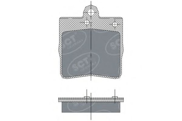 Тормозные колодки SCT SP 247