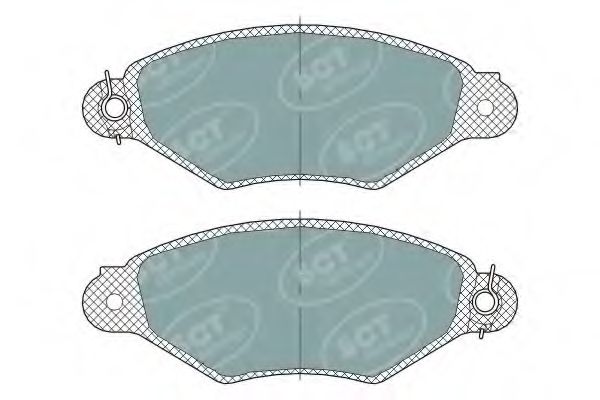 Тормозные колодки SCT SP 312
