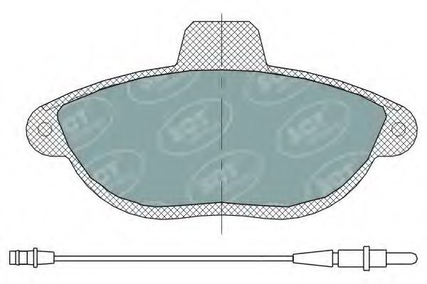 Тормозные колодки SCT SP 316