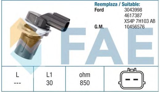 Датчик положения коленвала, распредвала FAE 79181