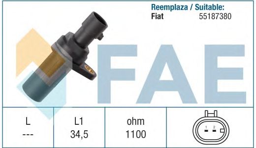 Датчик положения коленвала, распредвала FAE 79196