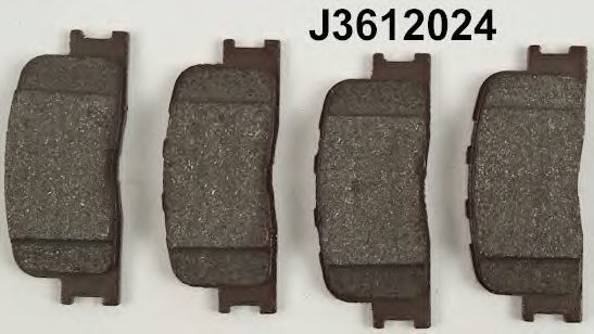 Тормозные колодки NIPPARTS J3612024