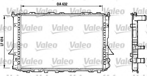 Радиатор охлаждения VALEO 730361