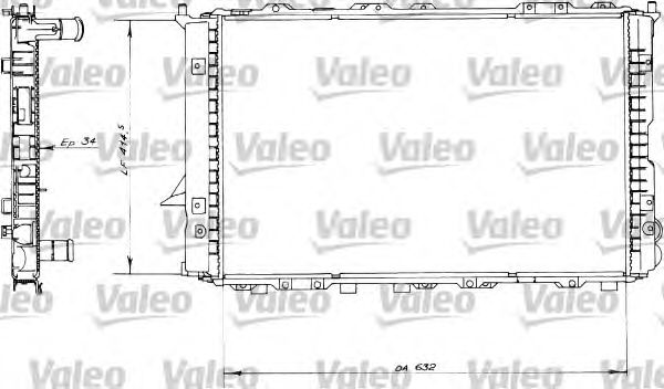 Радиатор охлаждения VALEO 730363