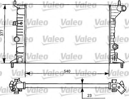 Радиатор охлаждения VALEO 731525