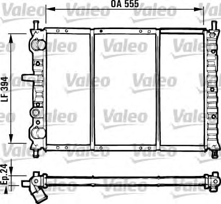 Радиатор охлаждения VALEO 731581