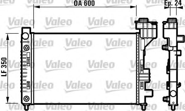 Радиатор охлаждения VALEO 732587